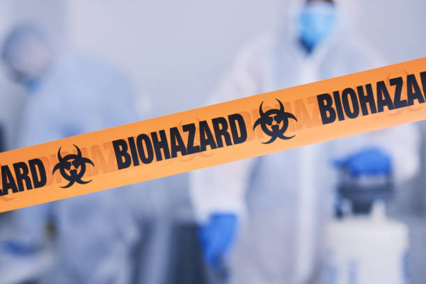 Professional Drug Lab Cleanup technician working in Stoughton, MA